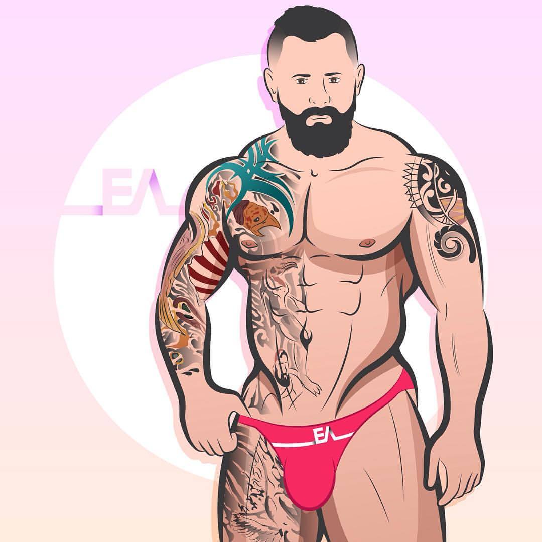@tankjoey #TheEdArt #EdArt #Illustrator #Ilustracion #Gay #GayArt #GayIllustration