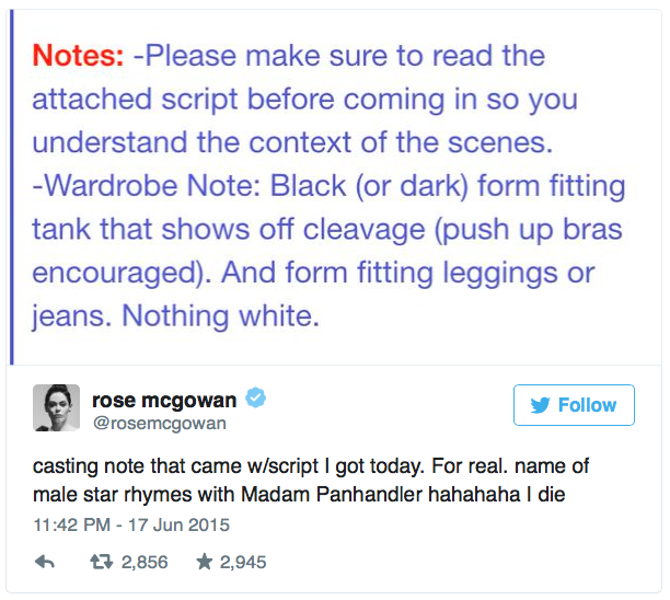 badass-bharat-deafmuslim-artista:  note-a-bear:  micdotcom:  Rose McGowan was fired