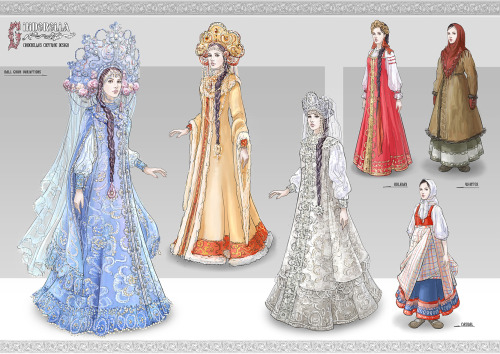 “Russian Cinderella” project, part 4Cinderella’s costume design
