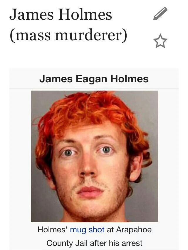 thingstolovefor:  James Eagan Holmes was armed &amp; killed 70 people.     