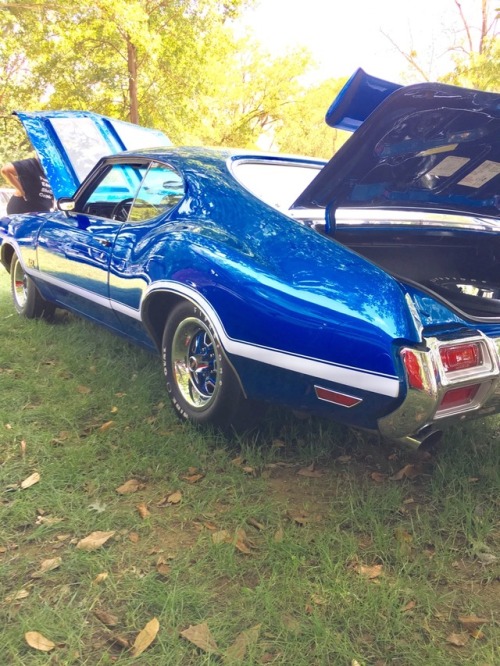 Am really liking this 1971 Olds 442! She&rsquo;s got a 350 horsepower 455 mated to a turbo 400 a