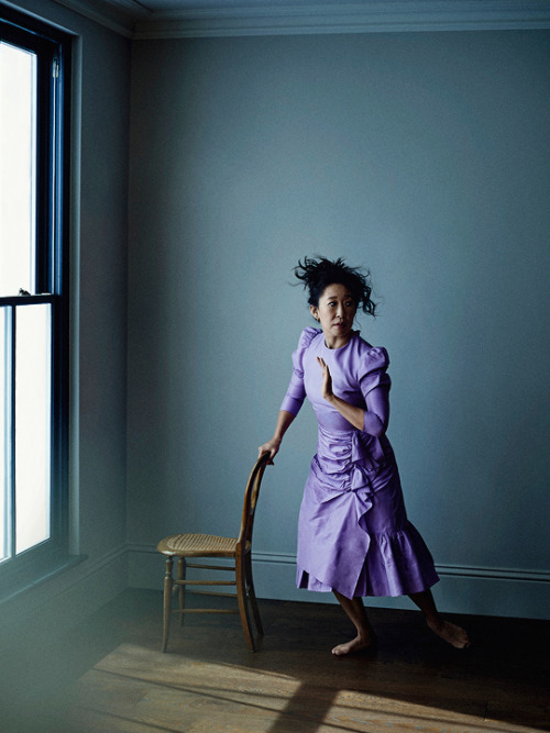 deanorus:SANDRA OH by Boo George for Net-a-Porter (2019)