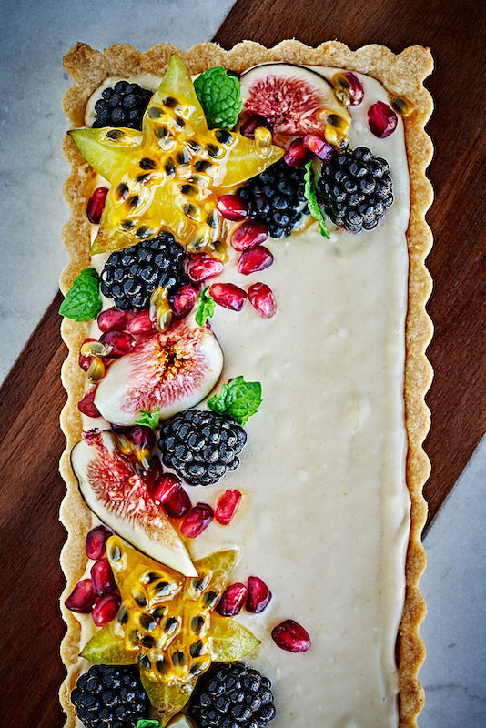 foodffs:  Lime Curd &amp; Mascarpone Fruit Tart - My favorite lime curd recipe