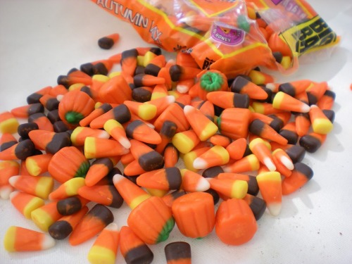 merelygifted: Some Halloween candy wallpaper….