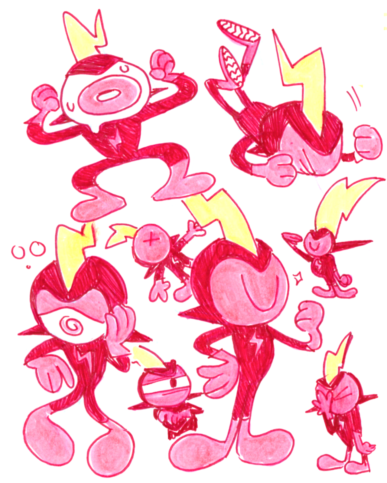 emicago:  pink inktobers 4+5 (pinktobers?) of my fav incompetent villain duo :* 