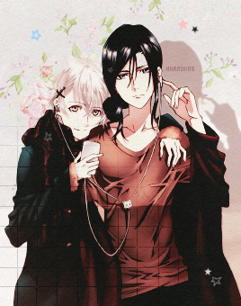 hharukas:  Isana Yashiro     ★     Yatogami Kuroh 