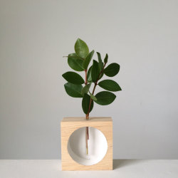 etsy:Sometimes all you need is sprig of simple greenery. And this mini vase, of course.