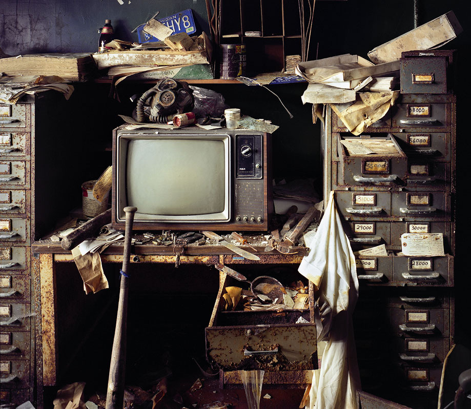 dystopiaherenow:  Some abandoned places art by Yves Marchand &amp; Romain Meffre.