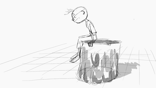 Some Animation Exercices I Did During My Internship, With Main Characters From Le Jour Des Corneilles