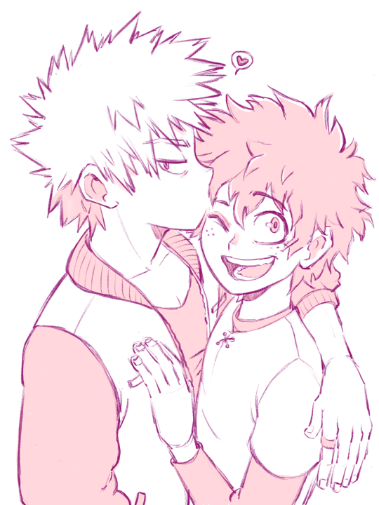 cat-harman92:  iPad drawing! I’m home sick so I thought I’d doodle these smooching bois. 