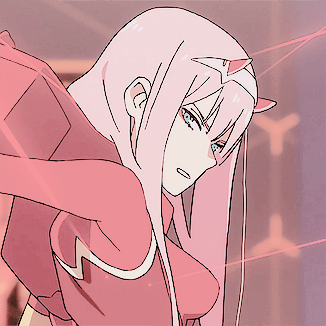 ଘ(੭ˊ꒳​ˋ)੭✧ darling in the franxx → zero two icons;