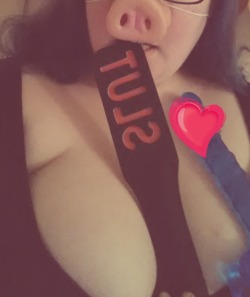 littlejetgirl:  The gifts I got from my lovely follower. A paddle to mark me as what I am, a flexible dildo to help me destroy my gag reflex, and a piggy snout to make me the cutest piglet on the face of the earth. I find it weird sometimes, the more