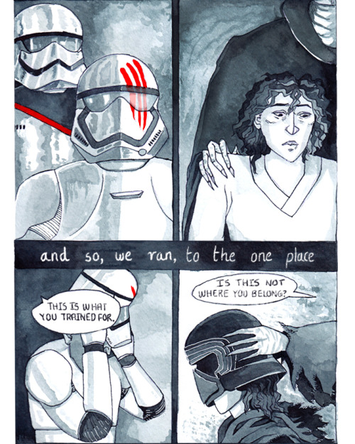 sangamanga:a short comic Finn and Kylo Ren, and about the different choices that people make