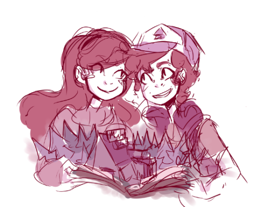 joliereverie:  wip print! want 2 enjoy my littles pines before i watch the new episode and get d e s t r o y e d