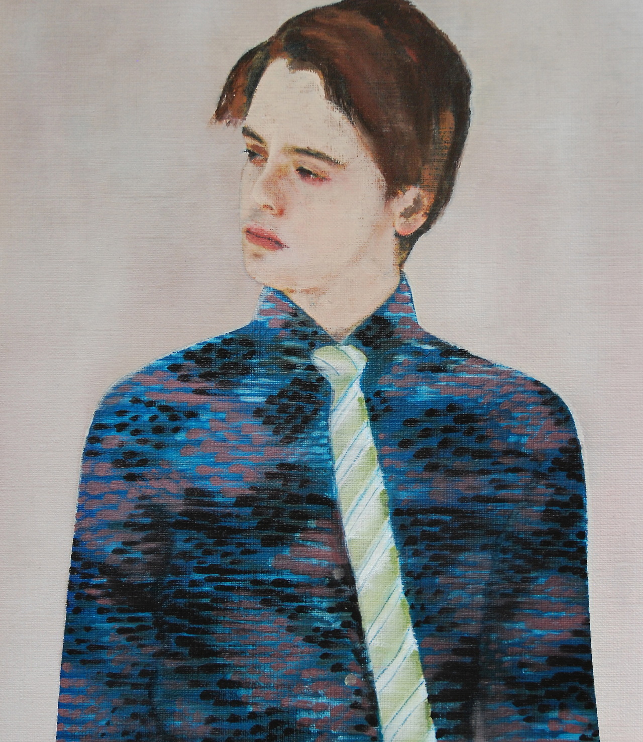 huariqueje:  Untitled   -   Katinka Lampe Dutch,b.1963- Oil on canvas, 160 x 130