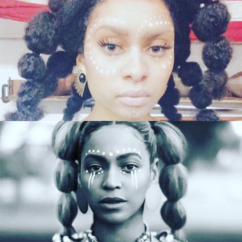 Someone from Beyoncé’s team loves emulating my work. First from 2015 100% Cacao @beyonce &hell