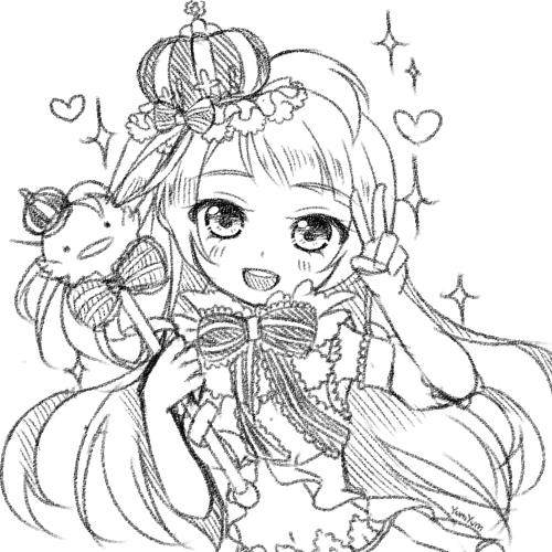 LoveLive Kotori Minami UR card sketch