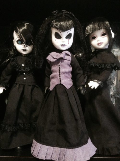 twerking-kozi: My prized possessions~ The three witch sisters Tenebre, Lamenta, and Sospirare. Sadly