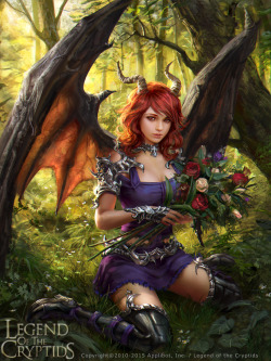 zoesfantasyworld:    Legend of the Cryptids - Anneli, Beguiled Demon   