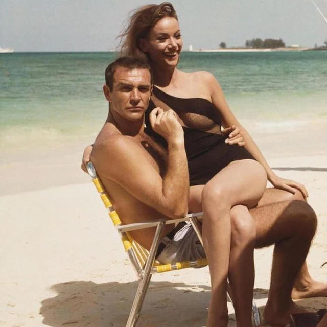 Sean Connery and Claudine Auger