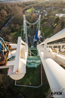 abandonedandurbex:The top of the coaster… Pleasure Island abandoned theme park [1000x1500] [OS]