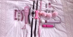 dumdolly:  Bimbo BDSM Barbie comes equipped with……  💖buy my snapchat/private blog &amp; watch me play with my toys!!! please leave caption intact💖