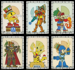 retrogamingblog:  Mayan-Inspired Super Smash Bros Artwork by Sita Navas