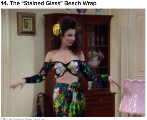 buzzfeedrewind:  The most ’90s outfits Fran Drescher wore on “The Nanny.” 