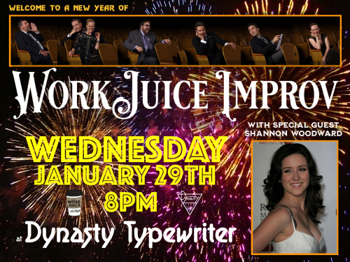 LOS ANGELES: This Wednesday!WorkJuice Improv is BACK at Dynasty Typewriter! Join us and our special 