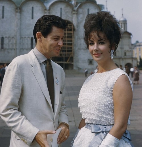 Elizabeth Taylor in Moscow, Russia, 1961