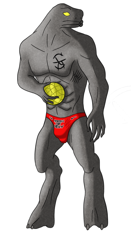 The Arbiter’s forgotten the arum he left outside, moving to grab it. But oops, the door auto locks, and now he’s trapped outside, with only underwear as his attireOh boy, and now with magically changing briefs as well and a full pinup