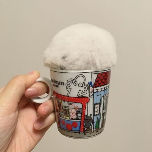 hamsters-in-cups:looks like instagram user po_doh (whose photos are shown here) owns the same moomin