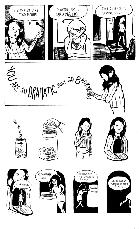 thegeek-inthepink:Canning Season. A comic about when you feel things too much and think you’re gonna