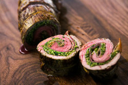 foodopia:  beef roulades with walnut parsley