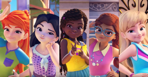 Do you guys know LEGO Friends? These characters are featured in the toy sets, and also have a TV sho