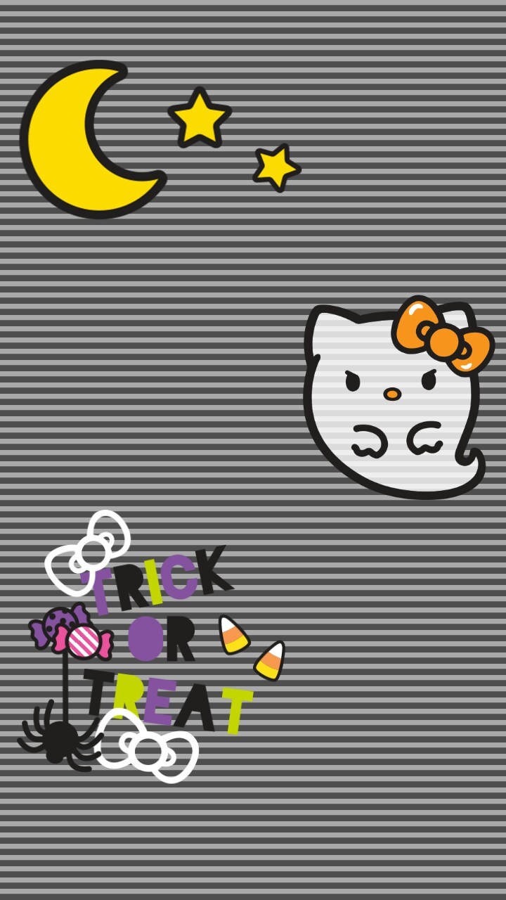  Be Positive   Hello Kitty Halloween wallpapers made with Pic