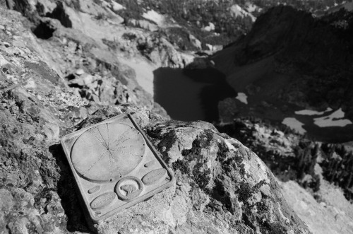 Kaleetan Peak geomarker and Chair Peak Lake. Alpine Lakes Wilderness, WA