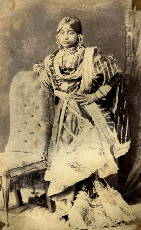 From the series The Beauties of Lucknow by Darogah Abbas Ali ca. 1874.