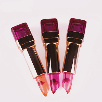 purple-hyacinth:Jelly Flower Temperature Change Lipstick Halloween items for all !!