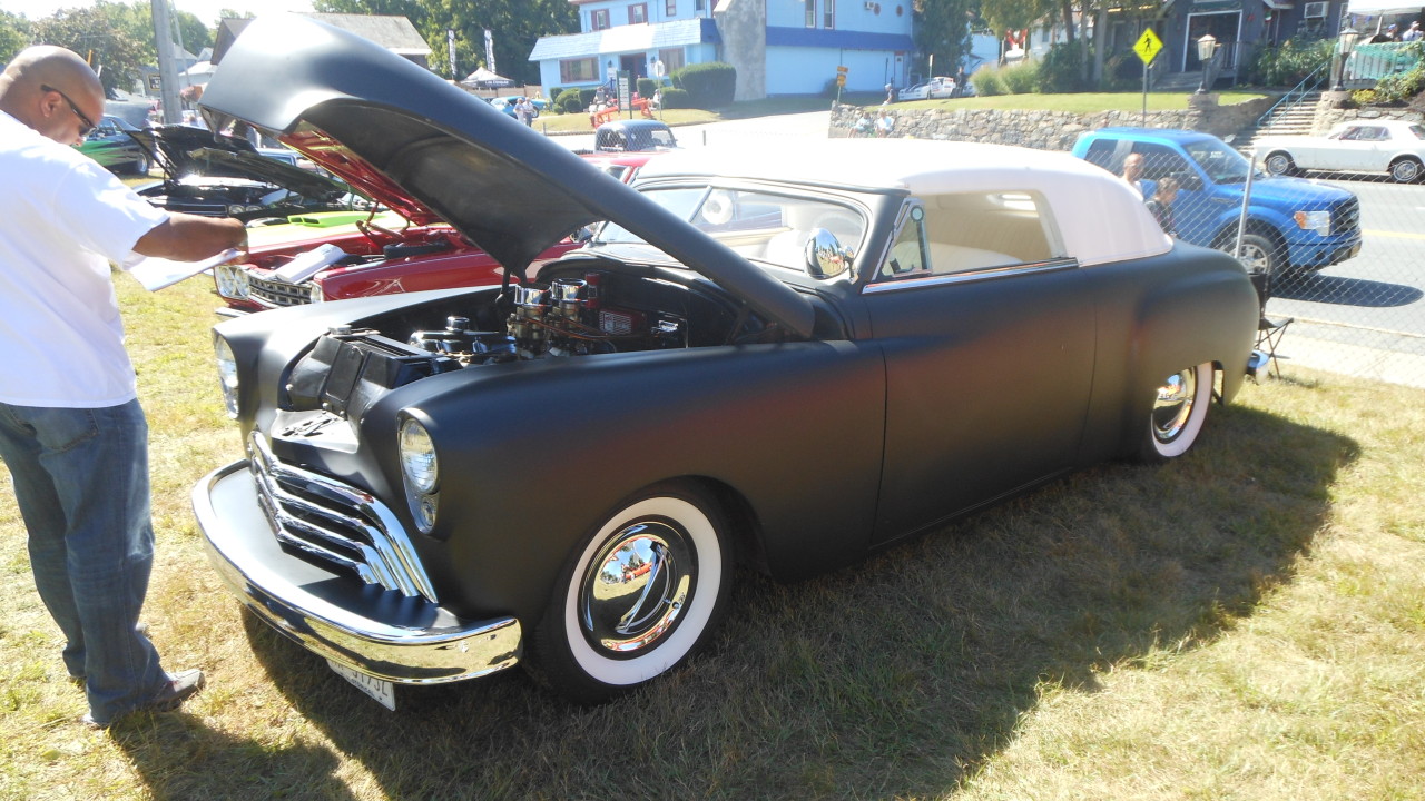 carsandetc:  White on black custom coupe at the 2013 Adirondack Nationals 