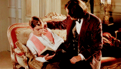 weloveperioddrama:The love that dare not speak its name.Oscar Wilde and Alfred ‘Bosie’ Douglas in Wi