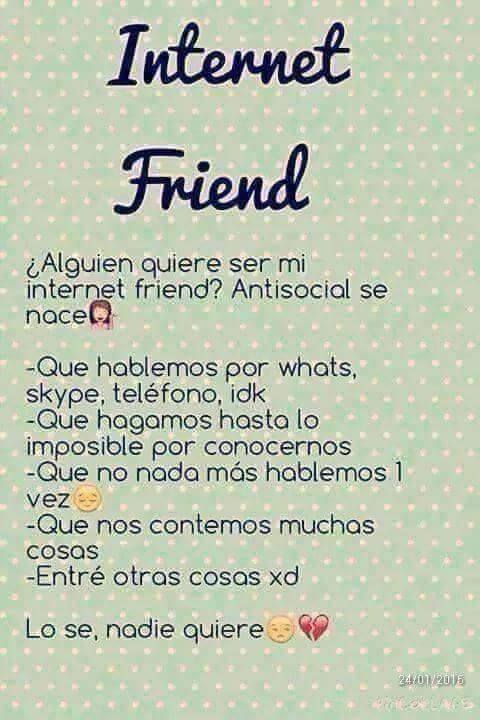 loveisabitchlml:  Busca entre los reblogs y haz ”Internet friends”
