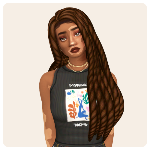 sunflowerrtrait:I was originally just making this sim to play around with the new hairs from @sheabu