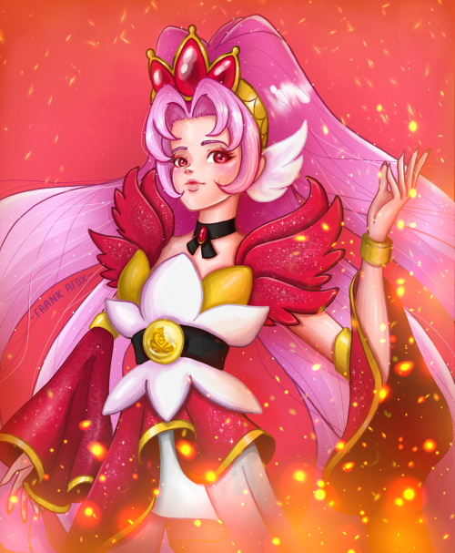 Cure Scarlet ✨The princess of the true crimson flames! The fire gurl from Go Princess Precure. I rea