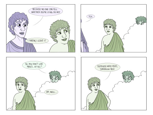 The Dead Romans Society - Elegy is a lie and Ovid is bi(the purple guy is Propertius)