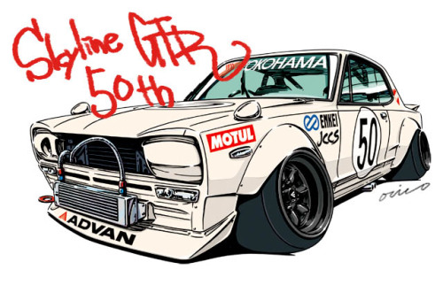 ozizo: CRAZY CAR ART　”HAKOSUKA”original cartoon　”mame mame rock”   /   © ozizo + Official web shop “