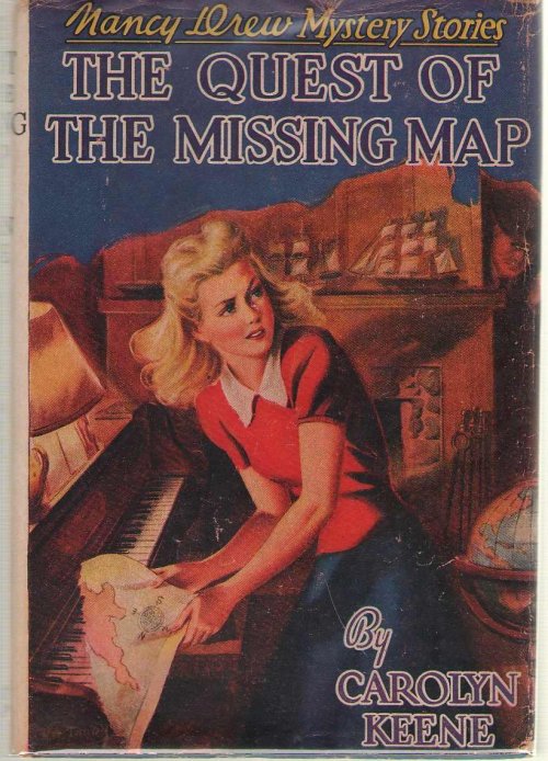 The Quest of the Missing Map (Nancy Drew #19). Carolyn Keene. New York : Grosset &amp; Dunlap (1942)