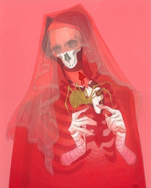 beautifulbizarremagazine: Insane work!! “Widow” by @jawcooper