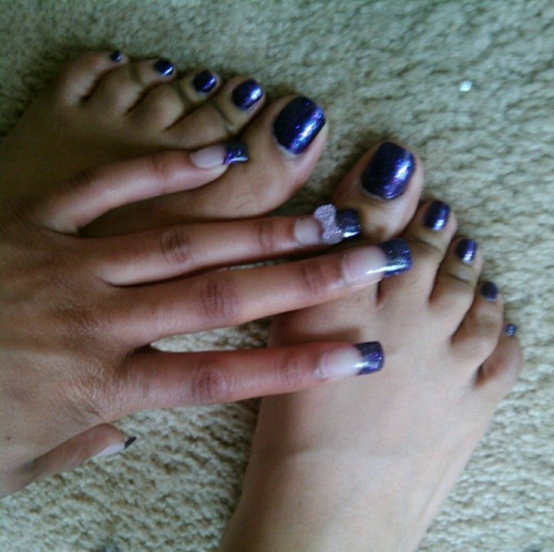 Lovely Mani pedi from anon she’s hot too ;)