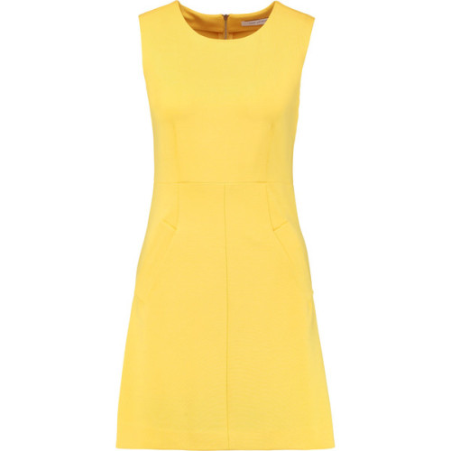 Diane von Furstenberg Carpreena ponte mini dress ❤ liked on Polyvore (see more slim fit dresses)